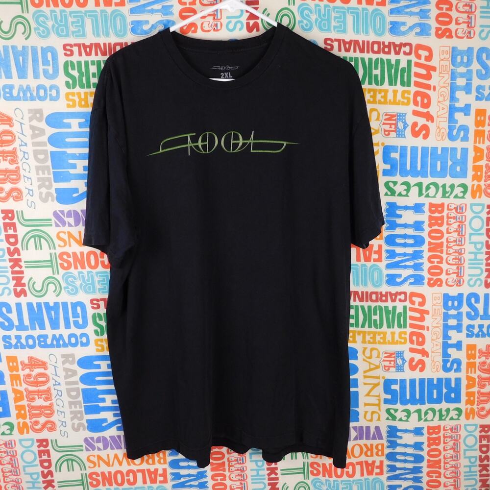 Tool Band Evolved T Shirt Men's 2XL Black Double Sided Graphic Rock Metal Tee